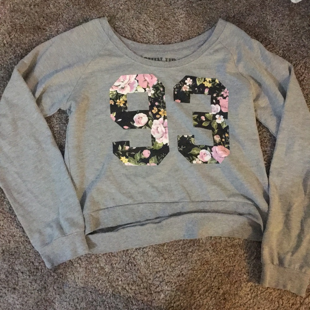 Cropped sweatshirt